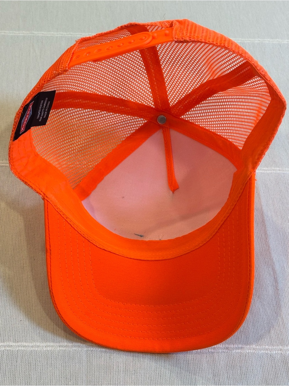 Happy Dad Hard Seltzer Neon Orange Trucker Hat - Picture 4 of 5